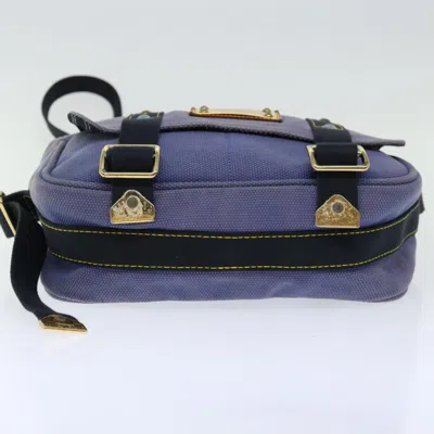 Pre-owned Louis Vuitton Besace Purple Canvas Shoulder Bag ()