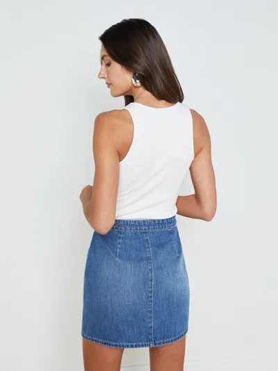 L Agence Adira Tank In White