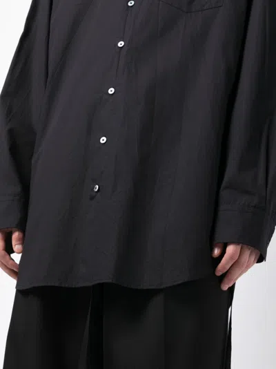Shop Ann Demeulemeester Cesar Long-sleeve Poplin Shirt