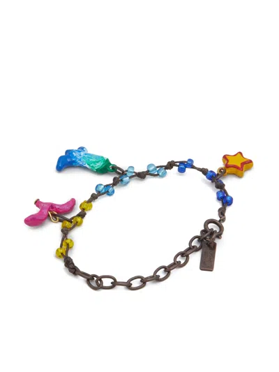 Shop Marni Chain-link Charm Bracelet
