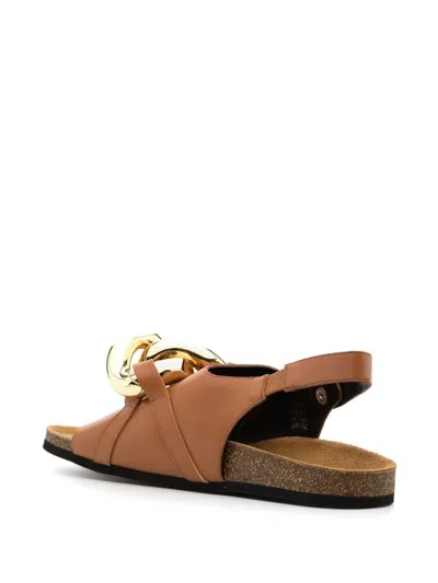 Shop Jw Anderson Chain-link Detail Sandals