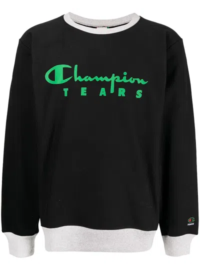 Shop Denim Tears Champion Logo-print Sweatshirt