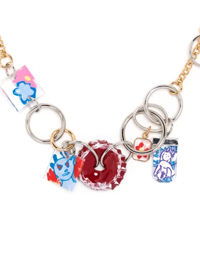 Shop Marni Charm-detail Chain Necklace