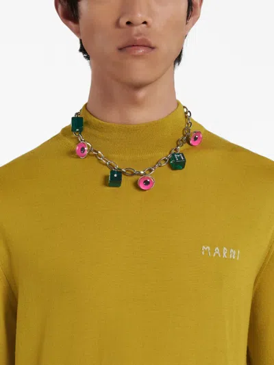 Shop Marni Charm-embellished Chain Necklace