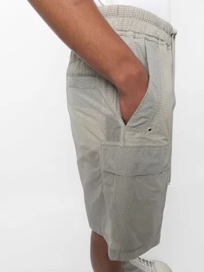 Shop Rick Owens Check-print Drawstring Shorts