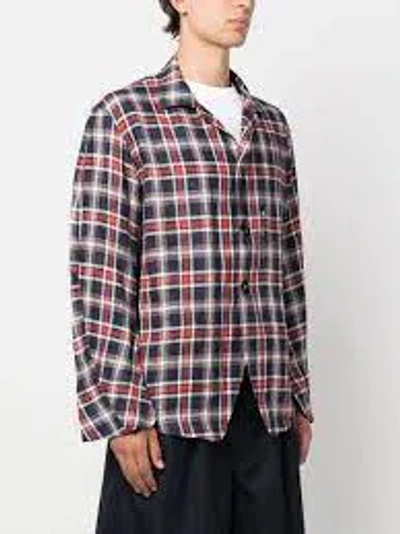 JUNYA WATANABE lace and linen shirt