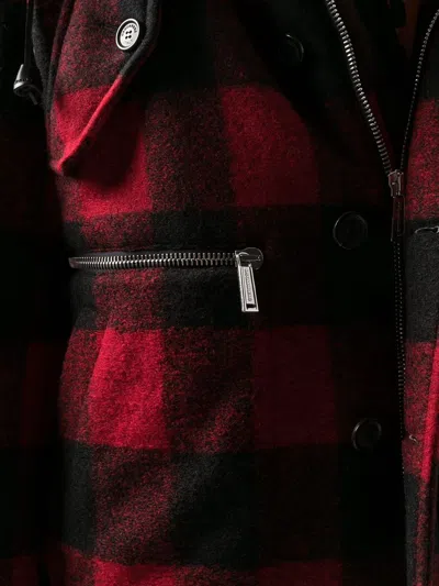 Dsquared2 Checked Single-breasted Coat