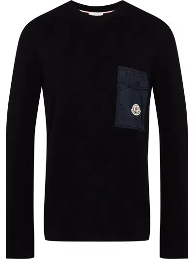 Moncler Pocket-detail Crew Neck Jumper