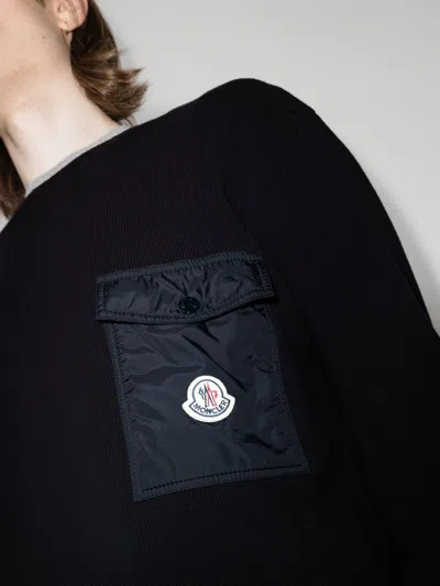 Moncler Pocket-detail Crew Neck Jumper