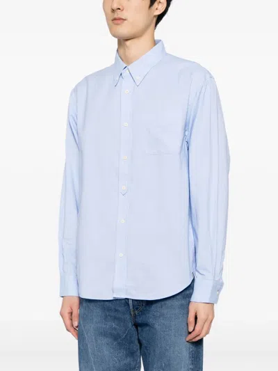 Shop Visvim Chest-pocket Cotton Shirt