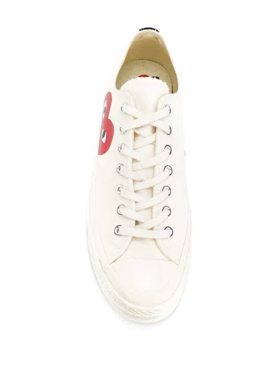 Shop Comme Des Garçons Play X Converse Chuck 70 Low Top Sneakers