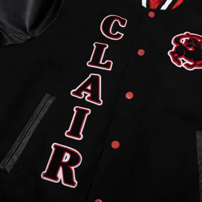 Sinclair Patch-emblem Bomber Jacket In Black