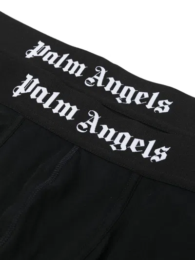 Shop Palm Angels Classic Logo-waistband Boxers Set