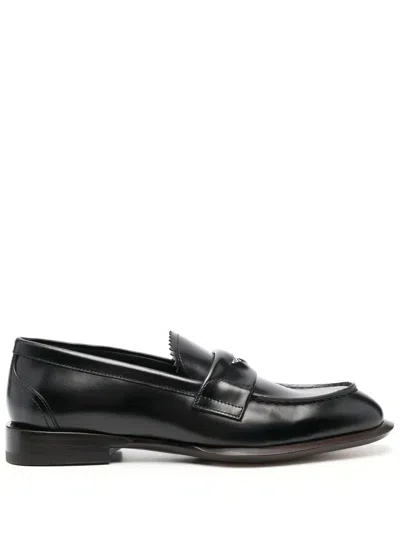 Shop Alexander Mcqueen Coin-embellished Penny Loafers