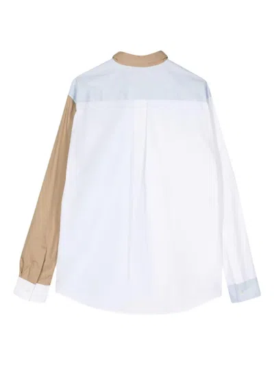 Shop Jw Anderson Colour-block Cotton Shirt