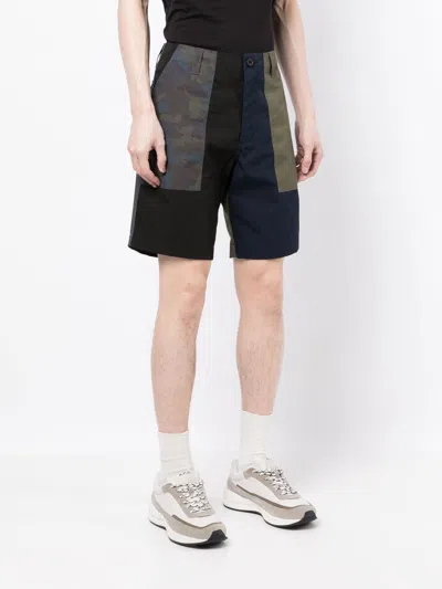 Shop The Power For The People Colour-block Panel Shorts