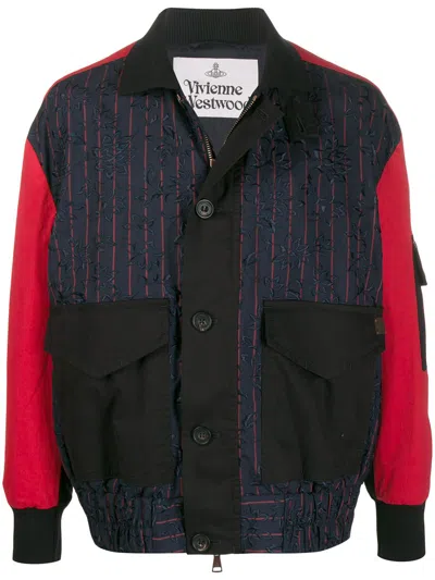 Shop Vivienne Westwood Contrast Sleeve Jacket