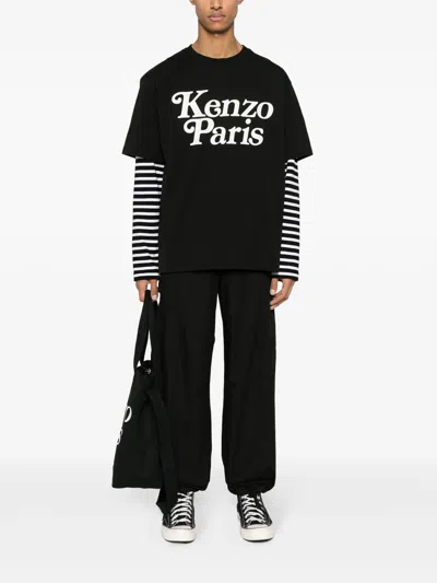 Shop Kenzo Cotton Cargo Pants