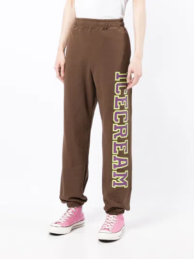 Shop Icecream Cotton Logo-print Track Pants