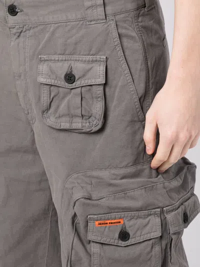 Shop Heron Preston Cotton-blend Cargo Shorts