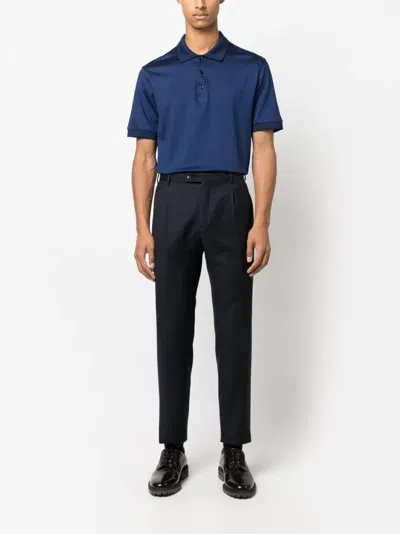 Shop Brioni Cotton-blend Polo Shirt