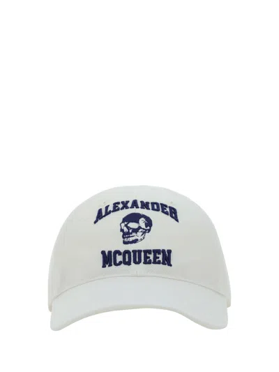 Shop Alexander Mcqueen Men Varsity Baseball Hat In Multicolor