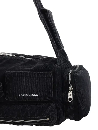 Shop Balenciaga Men Superbusy Shoulder Bag In Multicolor