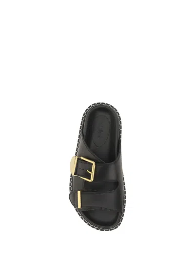 Shop Chloé Women Rebecca Sandals In Black