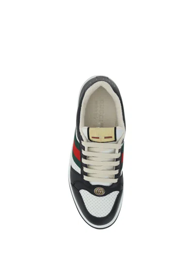 Shop Gucci Men Screener Sneakers In Multicolor