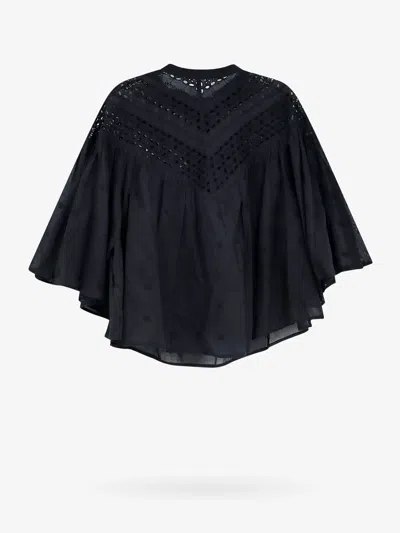 Shop Isabel Marant Étoile Isabel Marant Etoile Woman Safi Woman Black Shirts