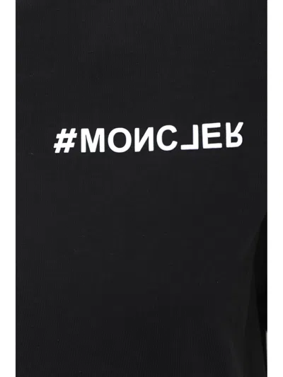 Shop Moncler Grenoble Women T-shirt In Black