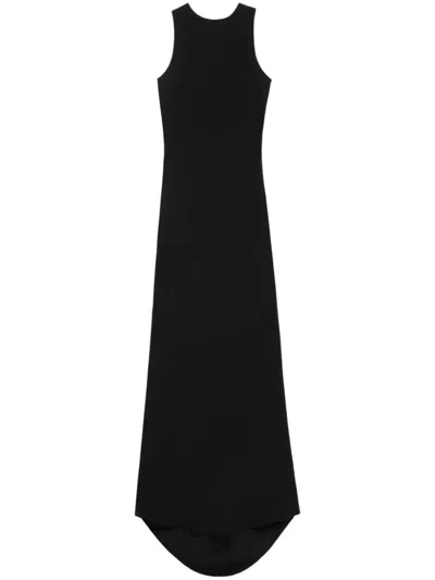 Shop Ami Alexandre Mattiussi Ami Paris Dress In Black