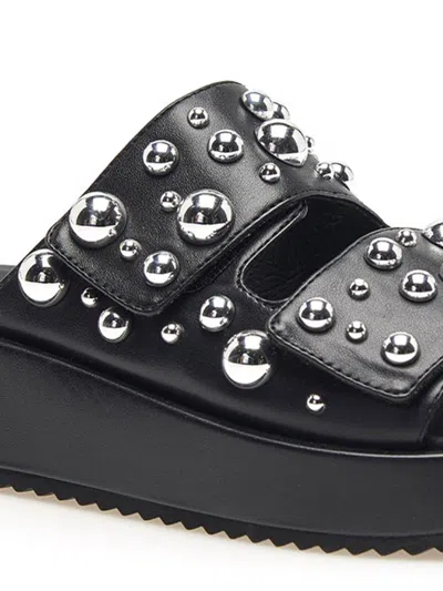 Shop Apepazza Sandal Comfy Shoes In Black