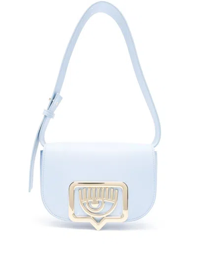 Shop Chiara Ferragni Eyelike Buckle, Sketch 09 Bags In Blue