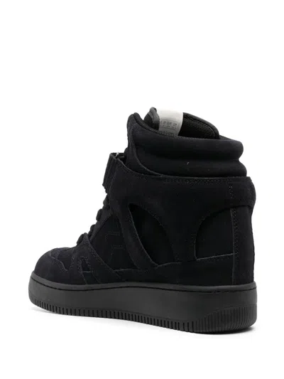 Shop Isabel Marant Sneakers In Faded Black