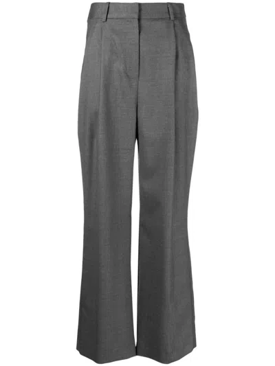 Shop Loulou Studio Wide Leg Pants Clothing In Grey