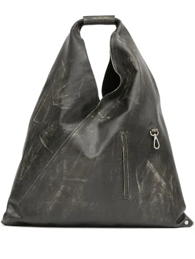 Shop Mm6 Maison Margiela Classic Japanese Handbag Bags In Black