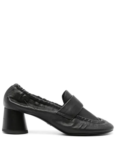Shop Proenza Schouler Glove Loafers - 50mm Shoes In Black