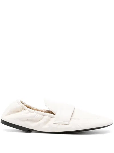 Shop Proenza Schouler Glove Flat Loafers Shoes In White