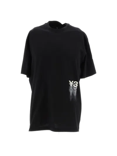 Shop Y-3 Adidas T-shirts & Vests In Black