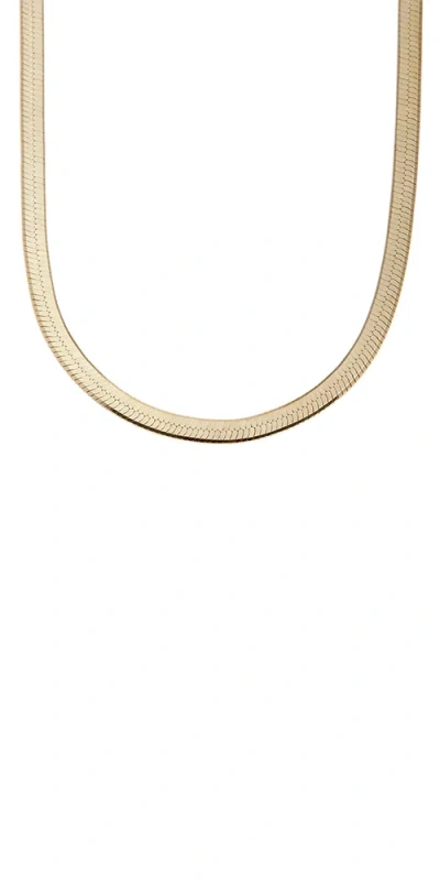 Shop Loren Stewart Vermeil Herringbone Necklace