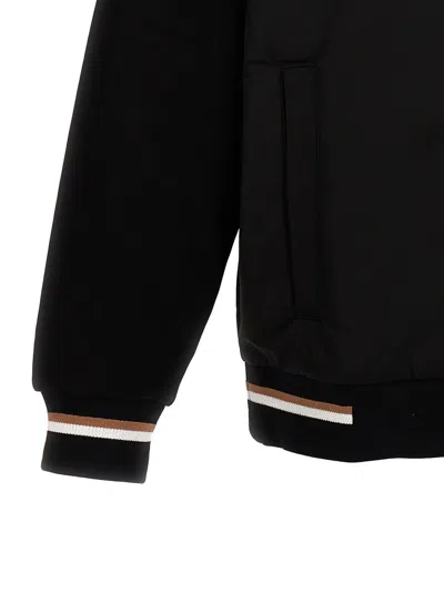 Shop Hugo Boss 'sommers 66' Hooded Jacket In Black