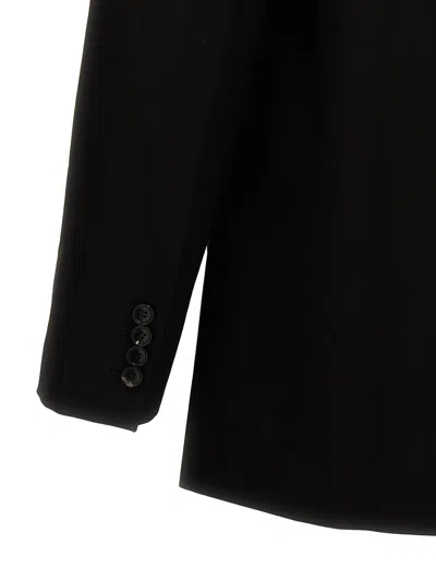 Shop Y/project 'pinched Logo' Blazer In Black