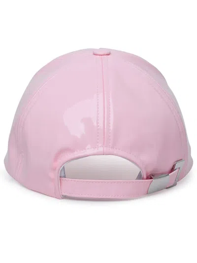 Shop Balmain Pink Polyester Cap