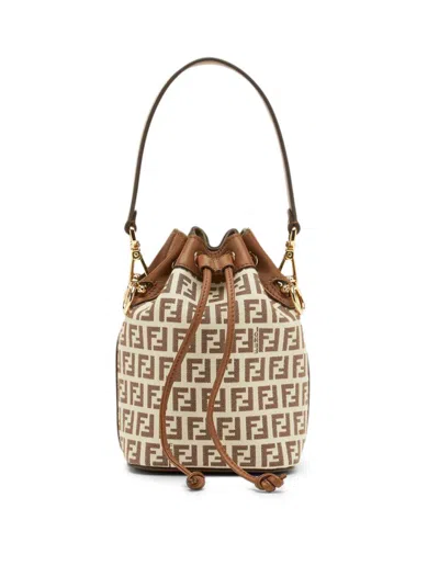 Shop Fendi Bag In Brown