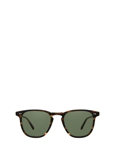 Shop Garrett Leight Sunglasses In Matte Storm Tortoise