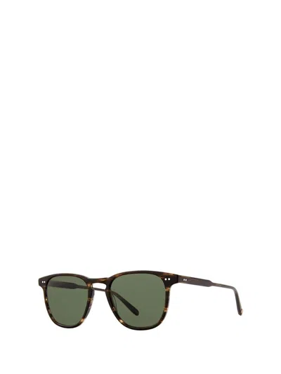 Shop Garrett Leight Sunglasses In Matte Storm Tortoise