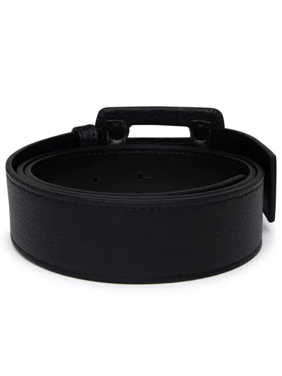 Shop Hogan Black Leather Belt
