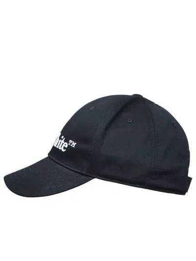 Off-white Off White™ Black Baseball Cap With Logo In Black