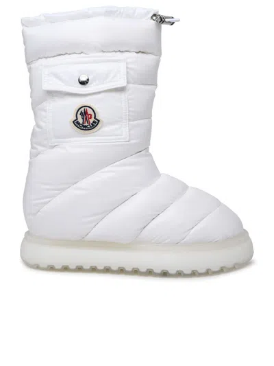 Shop Moncler 'gaia Pocket' Mid Boots In White